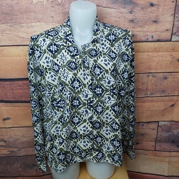 VINTAGE dress shirt size large button down - Picture 5 of 8